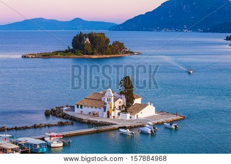 Vlacherna Orthodox Monastery In Corfu