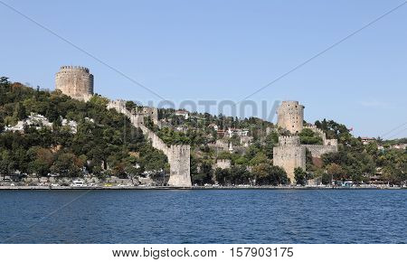 Rumelian Castle In Istanbul City