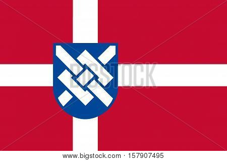 Flag of Greve is a municipality in Denmark in Region Sjælland on the island of Zealand.