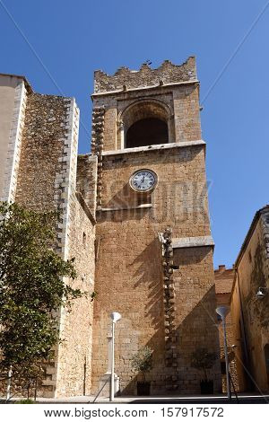 Church of Sant Martí Perelada Baix EmpordàGirona provinceCatalonia Spain