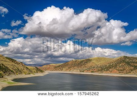 Jordanelle Reservoir In Utah, United States