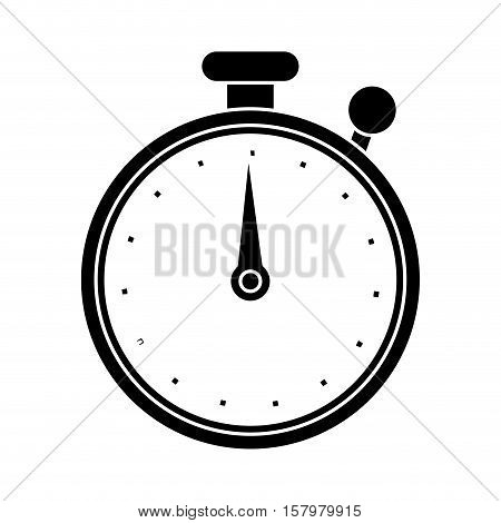 Chronometer tool icon. Time instrument second and sport theme. Isolated design. Vector illustration