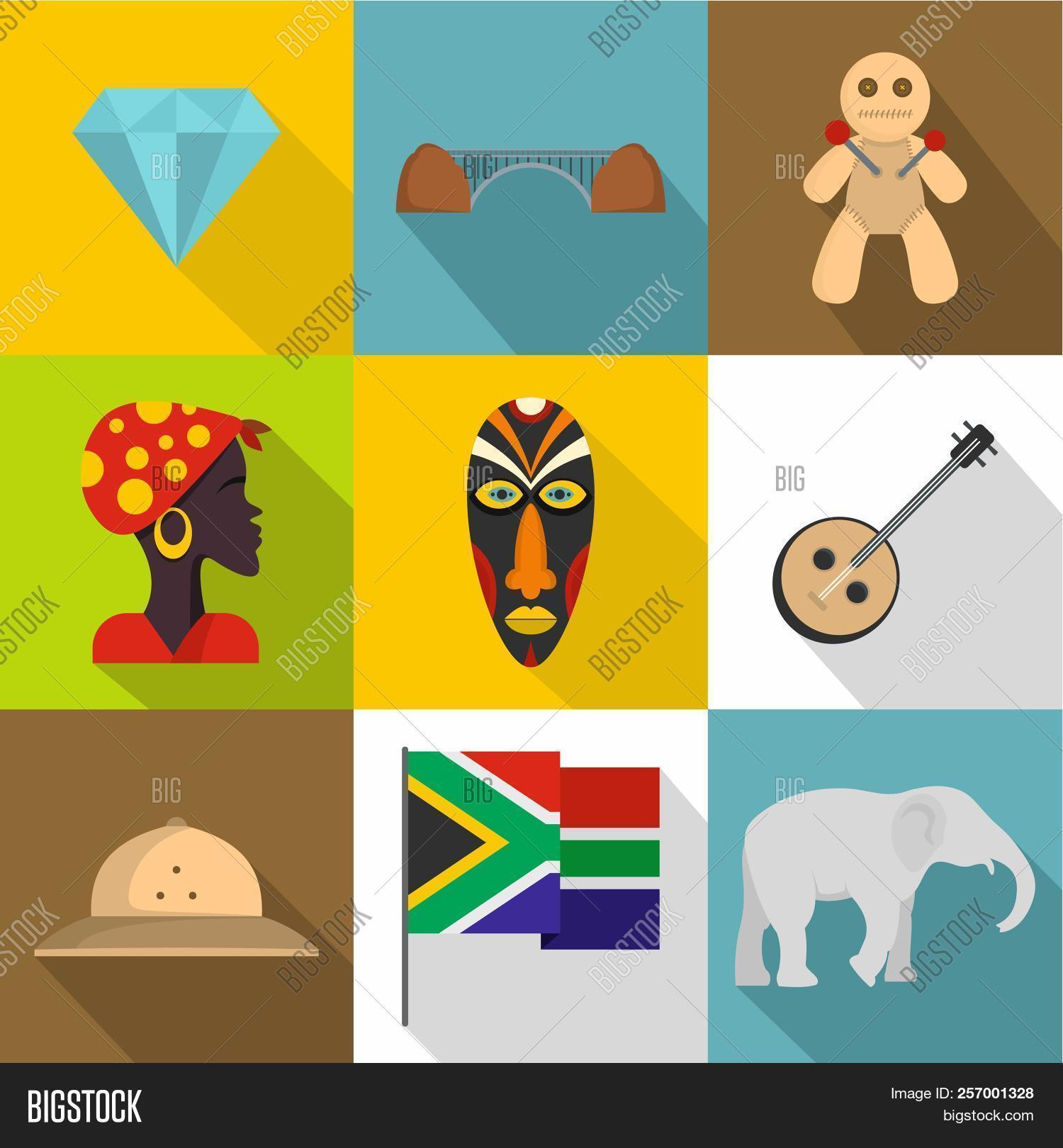 Rsa Icons Set. Cartoon Image & Photo (Free Trial) | Bigstock