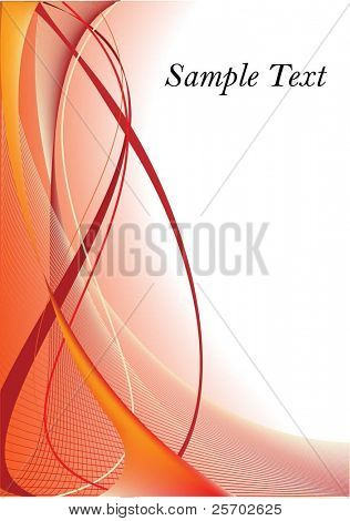 Orange abstrakt