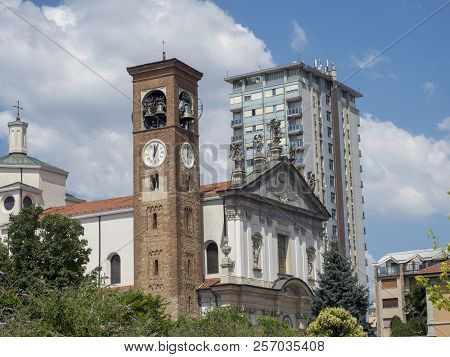 Busto Arsizio, Varese, Lombardy, Italy: The Historic Church Of San Michele Arcangelo