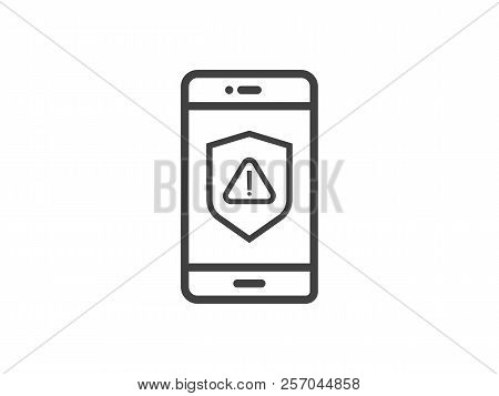 Attention Warning Alert Sign With Exclamation Mark Symbol. Shiel