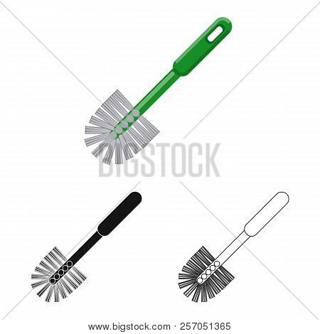 Vector Illustration Of Cleaning And Service Logo. Set Of Cleaning And Household Vector Icon For Stoc
