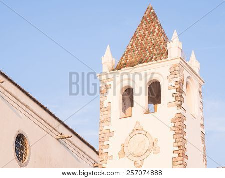 Tower Of The Nosso Senhor Dos Inocentes Church In Estremoz, Portugal.