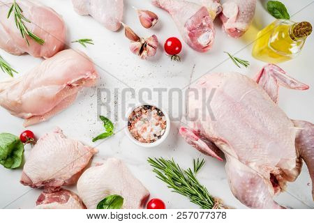 Sliced Raw Chicken