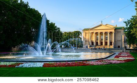 Poznan, Poland - September 5, 2018; Grand Theatre -  Neoclassical Opera House Located In Poznań, Pol