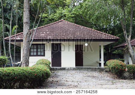 Thai Traditional  Architecture Cottage Beach Cha Am