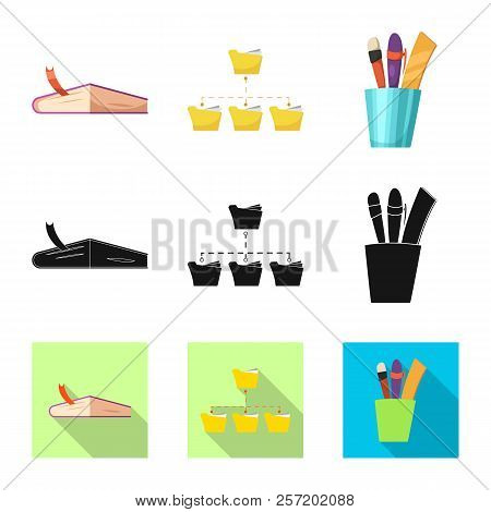 Vector Design Of Education And Learning Symbol. Set Of Education And School Stock Vector Illustratio