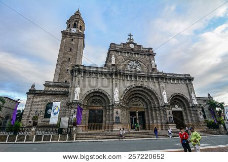 Manila Cathedral At Intramuros District