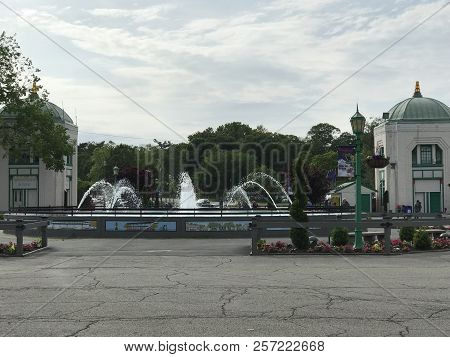 Rye, Ny - Jun 3: Playland Park In Rye, New York, As Seen On Jun 3, 2018. The Park Was Built In 1928.