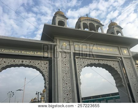 Delhi, India - Jun 28: Gurudwara Bangla Sahib In Delhi, India, As Seen On Jun 28, 2018. It Is Known 