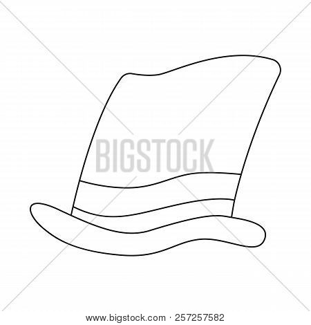 Isolated Object Of Headwear And Cap Logo. Collection Of Headwear And Accessory Stock Vector Illustra