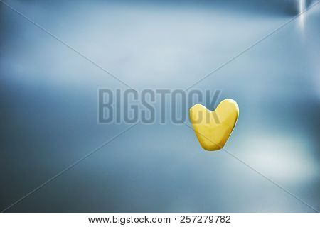 Potato Heart Flying Yellow Vegetable Cute Cutting Eating Food Grey Silver