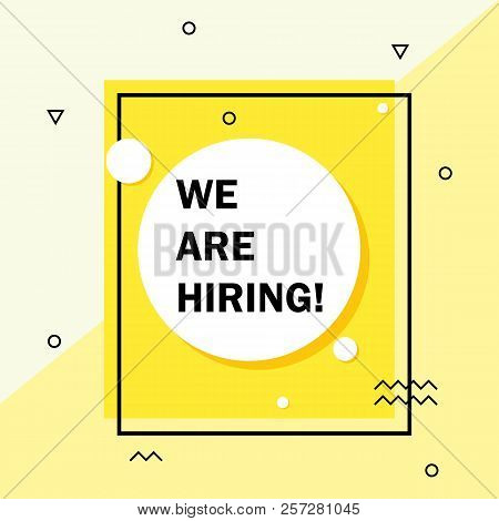 We Hiring Join Our Vector Photo Free Trial Bigstock