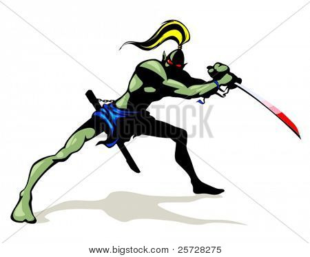 Goblin with brush sword