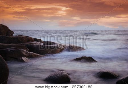 The East Ocean  Thailand Scene After Sunset