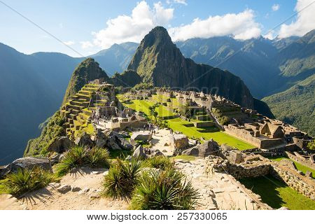 View Of The City Of Machu Picchu Peru
