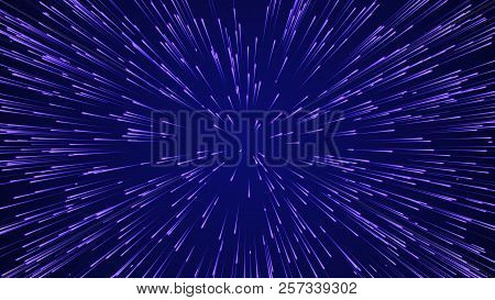 Abstract Circular Speed Background. Starburst Dynamic Lines Pattern. Abstract Data Flow Background.