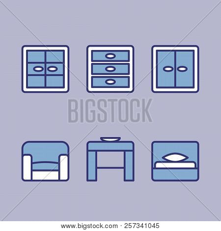 Set Of Design Icons For Business, Seo And Social Media Marketing
