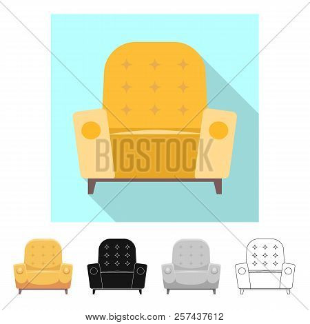 Vector Design Of Furniture And Apartment Logo. Collection Of Furniture And Home Vector Icon For Stoc