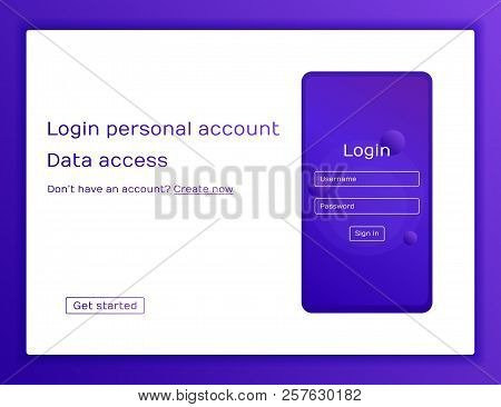Concept Website. Sign In Screen. Create Account Now. Clean Mobile Ui Design Concept. Login Applicati