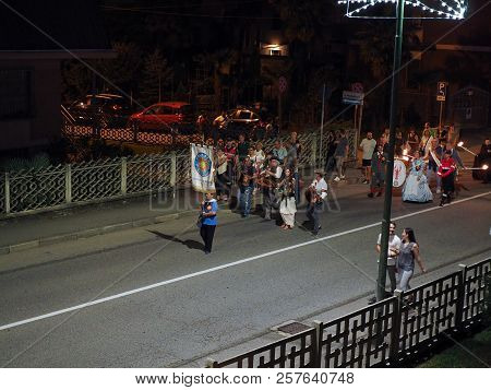 Festa Patronale Dei Corpi Santi (meaning Patronal Festival Of The Holy Bodies) In Settimo Torinese