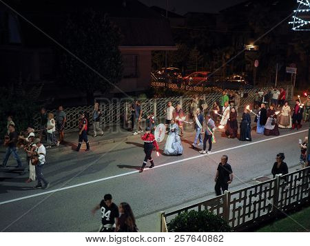 Festa Patronale Dei Corpi Santi (meaning Patronal Festival Of The Holy Bodies) In Settimo Torinese