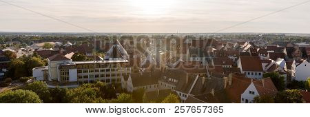 View Of The Old Town Of Torgau In Saxony, Germany