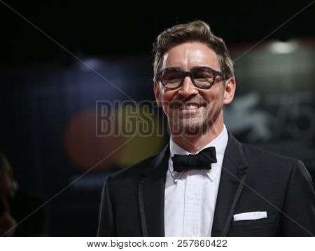 Lee Pace walks the red carpet ahead of the 'Driven' Premiere And Closing Night during the 75th Venice Film Festival at Sala Grande on September 8, 2018 in Venice, Italy.