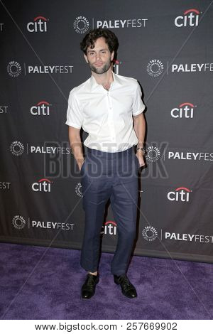 LOS ANGELES - SEP 10:  Penn Badgley at the 2018 PaleyFest Fall TV Previews - 