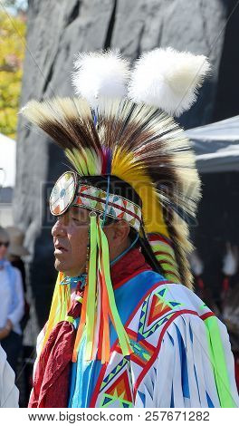 Denver, Colorado - September 8, 2018: 29th Annual Friendship Powwow And American Indian Cultural Cel