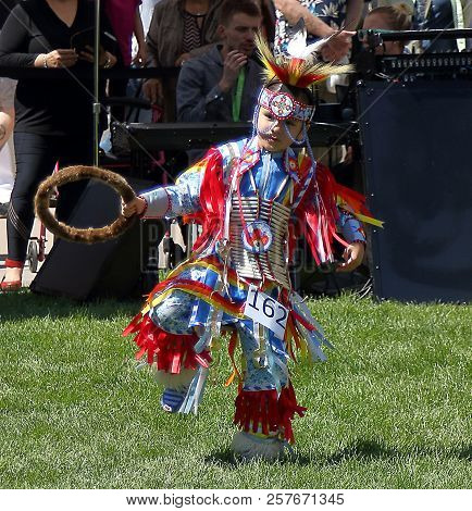 Denver, Colorado - September 8, 2018: 29th Annual Friendship Powwow And American Indian Cultural Cel