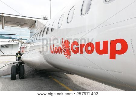 Kuala Lumpur, Malaysia, August 30, 2018: Malindo Airways Is Part Of Indonesian Lion Air Group. The N