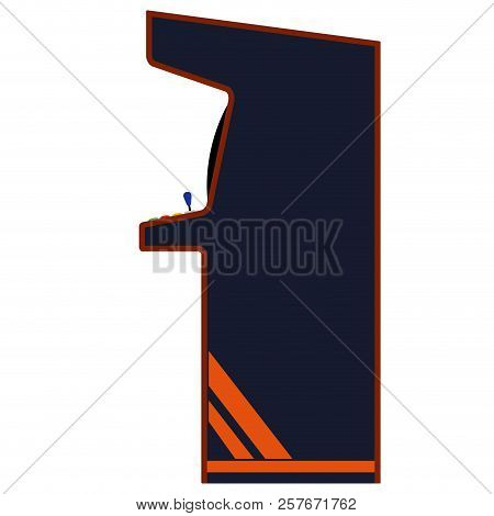 Isolated Arcade Machine Icon. Vector Illustration Design