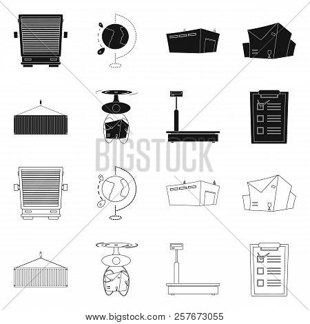 Isolated Object Of Goods And Cargo Icon. Set Of Goods And Warehouse Vector Icon For Stock.