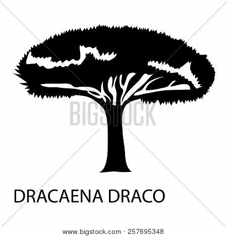 Dracaena Draco Icon. Simple Illustration Of Dracaena Draco Icon For Web