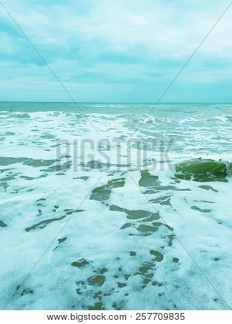 Beautiful Sea Storm On The Beach Coastal, Cold, Dander, Landscape