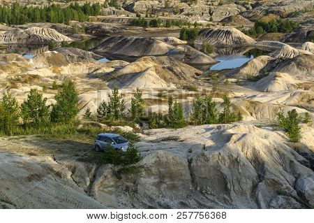 Landscape Is In Place Of An Old Spent Kaolin Quarry