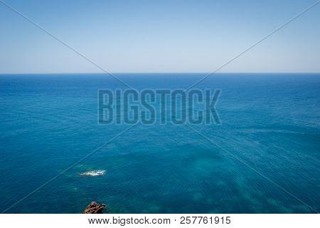 Saaidia Island And Waves And Rocks