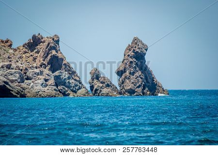 3 Fourches Island And Waves And Rocks