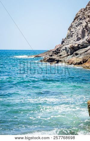 3 Fourches Island And Waves And Rocks