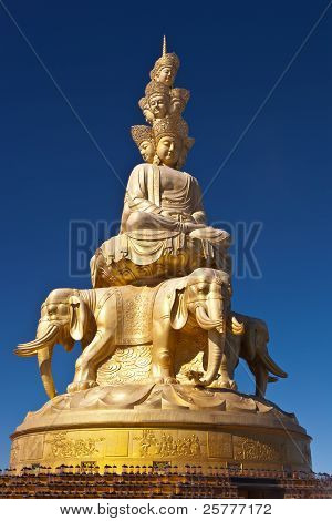 Statue de Samantabhadra
