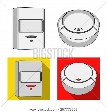 Vector Illustration Of Cctv And Camera Icon. Set Of Cctv And System Vector Icon For Stock.