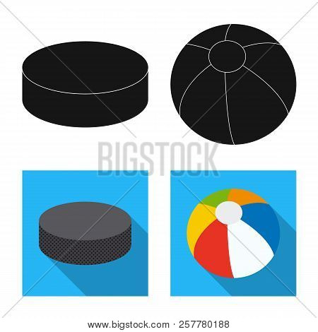 Vector Illustration Of Sport And Ball Symbol. Collection Of Sport And Athletic Stock Vector Illustra