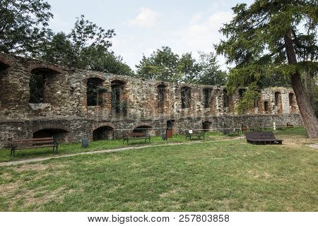 Old Castle Toszek In Poland, Silesian Region