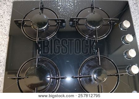 Cooker. Kitchen Gas Cooker. Cooker Fire. Kitchen Hotplate.